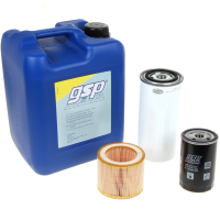Filters Kit + Oil for FIAC NEW SILVER 5,5-20 (HP) Line Air Compressors