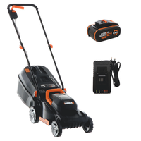 WORX WG730E Battery-powered Lawn Mower - 30 cm Cutting Width - 20 V - 4Ah