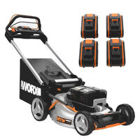 WORX NITRO WG761E Self-propelled Battery-powered Lawn Mower - 80 V / 4Ah - 51 cm Cutting Width