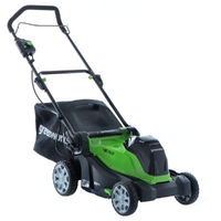 Greenworks G48LM41 48V Battery-powered Electric Lawn Mower - 41 cm - BATTERY AND BATTERY CHARGER NOT INCLUDED