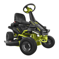 Ryobi RY48RM76A Battery-powered Riding-on Mower - 48 V/50Ah Battery-powered Electric Motor - 76cm Cutting Width - 2 in 1