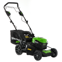 Greenworks GD48LM46SP 48V Battery-powered Electric Lawn Mower - 46 cm Cutting Width - BATTERY AND BATTERY CHARGER NOT INCLUDED