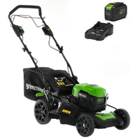 Greenworks GD48LM46SP 48V Battery-powered Electric Lawn Mower - 46 cm Cutting Width