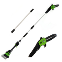 Greenworks G48PS 48 V Battery-powered Pruner on Extension Pole - BATTERY AND BATTERY CHARGER NOT INCLUDED