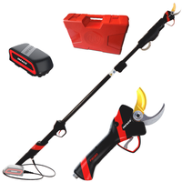 Infaco F3020 Electric Pruning Shears on fixed carbon pole 227 cm - &Oslash; 40 mm standard Kit - battery and backpack included