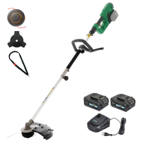 Ribimex PRBAT20-DEBTSB - Battery-powered Brush Cutter - 2x 20V - 4Ah