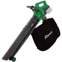 RIBIMEX PRBAT20-ASBSB Battery-powered Leaf Blower - Garden Vacuum 40 V - WITHOUT BATTERY AND CHARGER