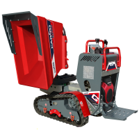AgriEuro Top-Line CARGO L 10000 HEDT 4.0 Tracked Power Barrow - Honda GXe630