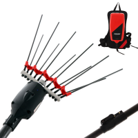 Infaco V5000P3ET - Electric Battery-powered Olive Harvester - 220-280 cm Telescopic Pole - Backpack Battery Included