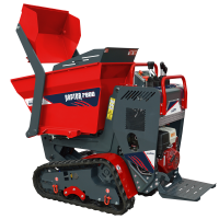 AgriEuro Top-Line RAPTOR 6800 HED Tracked Power Barrow - Honda GXe270 - with Loading Bucket