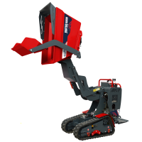 AgriEuro Top-Line RAPTOR 6800 HEDH Tracked Power Barrow - Honda GXe270 - with Loading Bucket
