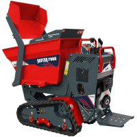 AgriEuro Top-Line RAPTOR 7800 YED 4.0 Tracked Power Barrow - Yanmar L100E - with Loading Bucket