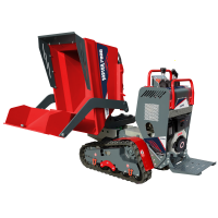AgriEuro Top-Line RAPTOR 7800 YEDT 4.0 Tracked Power Barrow - Yanmar L100E - with Loading Bucket