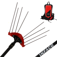 Infaco V5000P3AF - Battery-powered Olive Harvester on Fixed Pole - 48 V 17Ah
