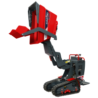 AgriEuro Top-Line CARGO J 10000 HEDH 4.0 Tracked Power Barrow with Joystick - Honda GXe630 - with Loading Bucket