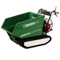 GreenBay Tipper 500 Dumper Tracked Power Barrow - Honda GX200 Engine