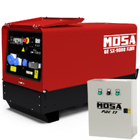 MOSA GE SX-9000 KDM - 8.3 kW Diesel Silenced Power Generator - DC 7.5 kW Single-phase + ATS