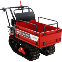 Ranger M370-E Extendable Tracked Power Barrow - Honda GX160 Engine - Electric start