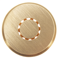 Fama Industrie Bronze Pasta Die Plate for Cannelloni - Medium - Large