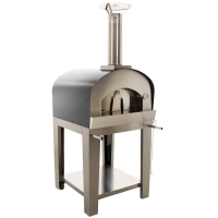 Seven Italy Persefone Antracite-  Outdoor Wood-fired Oven with Cart