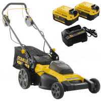 Stanley SFMCMWS251M-QW 18V Battery-powered Lawn Mower - 2x 4.0 Ah