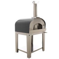 Seven Italy Eros Antracite - Outdoor Wood-fired Oven with Cart