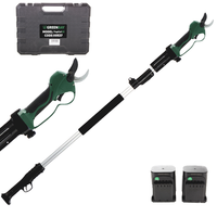 Greenbay TopCut 33 Electric Pruning Shears - with 1.5 - 2.1 m extension pole