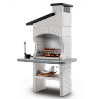 Palazzetti Guanaco 2 Wood-fired and Charcoal Masonry Barbecue