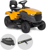 Stiga Tornado 398 - Ride-on Mower with Side Discharge and Mulching