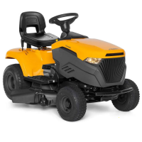 Stiga Tornado 398 M lawn tractor - mechanical transmission and side discharge