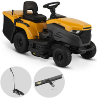 Stiga Estate 384 Lawn Tractor - 240 L Collection Basket - Mulching - Hydrostatic Transmission