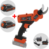 Black & Decker BCPP18D1-QW Battery-powered Pruning Shears - 18V 2Ah Battery + Free 18V 2Ah battery - 25mm Cutting diameter