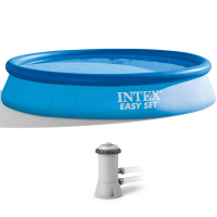 Intex Easy Set 28142NP - Inflatable Pool + 45 W Filter Pump
