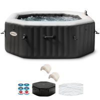 Intex Octagonal Jet &amp; Bubble Deluxe 28458EX - Hot Tub Spa Pool