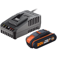 Worx WA3601 - Starter Kit Battery 20V/2Ah + Rapid Charger