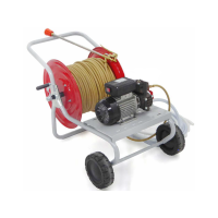 Electric Wheeled Spraying Motor Pump - Dal Degan DL218 - 20 Bar Max - 18L/min