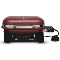 Weber Lumin Compact Red - Portable Electric Barbecue