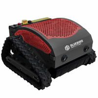 Blue Bird FM 23-53 - Tracked Hybrid Robot Flail Mower (Petrol + Battery) - Remote-Controlled