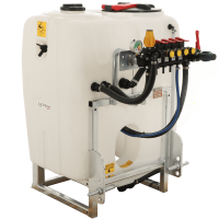 Seven Italy 300L - Tractor-mounted weed control unit - Comet BP75 pump