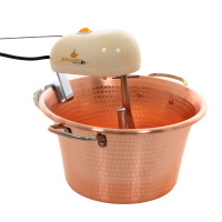 LAR Polentamatic - Hammered Copper Electric Induction Pot for Polenta 6.5 L - 8W
