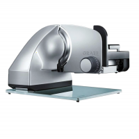 GRAEF MASTER M90 Silver - Meat Slicer 2-in-1 with Vegetable Slicer - 170 mm blade