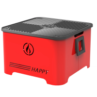 Linea VZ Happy Red - Portable Wood Pellet Barbecue
