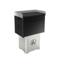Linea VZ QBY - Transportable Black Pyrolytic Pellet Barbecue