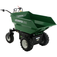 GREENBAY eDUMPER 500 - Electric Battery-Powered Wheelbarrow - 48V 32Ah