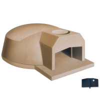 Linea VZ F2 - Built-In Wood-fired Oven with &Oslash; 107 cm Cooking Chamber - Cooking Capacity: 5 Pizzas