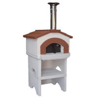 Linea VZ Ponza - Outdoor Wood-Fired Oven with Base - with 55x59 cm Cooking Chamber