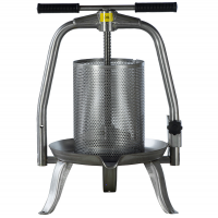 Baesso V20 Inox - 9 L Screw Press for Fruits and Vegetables - Stainless Steel Tank 