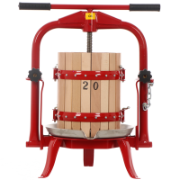 Baesso F20 - 11 L Screw Press for Fruits and Vegetables - Wooden Tank 