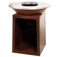 RoyalFood COR-4000 - Corten Wood-Fired Barbecue