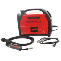 Telwin Technomig 210 Dual Synergic - Inverter Wire Welding Machine- for MIG-MAG/FLUX/BRAZING/MMA/ TIG DC-Lift - GAS/NO GAS